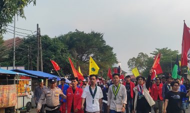 Mahasiswa Pandeglang Bersatu Gelar Aksi, Tuntut Transparansi Pengelolaan PAD