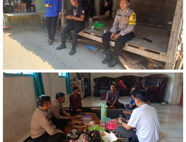 Jaga Silaturahmi Dengan Masyarakat  Anggota Polsek Patia  Sambangi Tokoh Masyarakat Kecamatan Patia