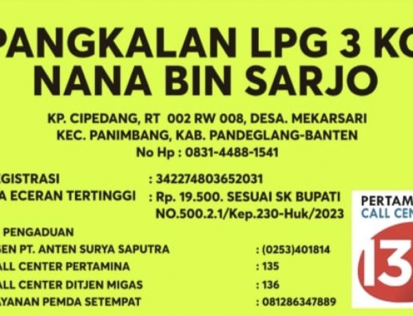 Jadi Tanda Tanya ? Pemilik Pangkalan Nana Bin Sarjo Bantah Terlibat Pasok LPG 3 Kg ke Kandang Ayam di Panimbang