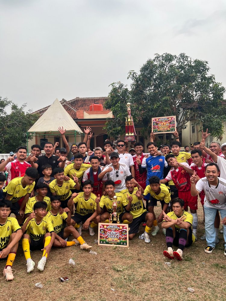 Tim Sepak Bola Mitra Niaga Sabet Juara 1 Pada Final Persik Cup 2026