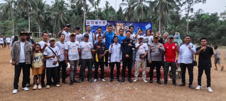 Wakli Bupati Pandeglang Resmi DitutupTurnamen Sepak Bola Babakan Cup Edisi 3 Desa Manggung Jaya Kecamatan Picung
